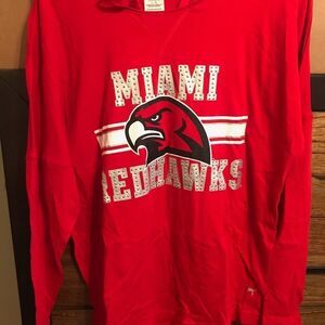 VS PINK Nebraska RedHawks Hoodie Size L